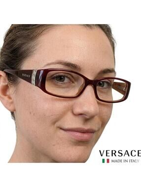 Versace 3091-B Women Eyeglasses Italy | Purple Rectangular